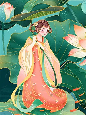 暖阳的映照下